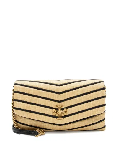 Pre-owned Tory Burch Kira Chain-strap Cross-body Bag In Neutral