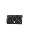 Tory Burch Kira Chain Wallet In Nero