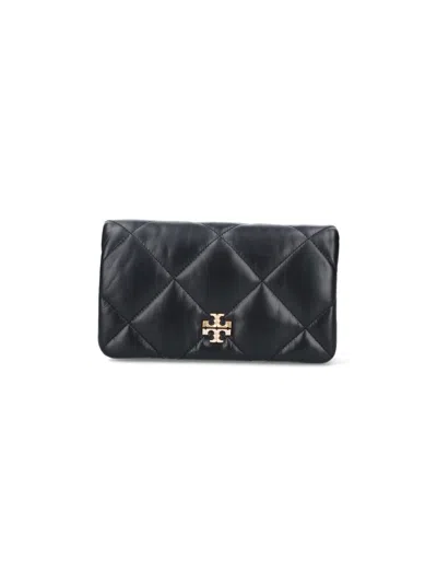 Tory Burch Kira Chain Wallet In Nero