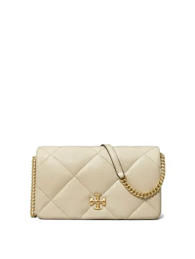 Tory Burch Kira Chain Wallet In Sand