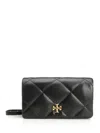 Tory Burch Kira" Chain Wallet Wallets Black
