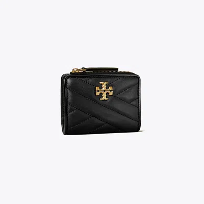 Tory Burch Kira Chevron Bi-fold Wallet In Black