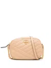 Tory Burch Kira Chevron-stitch Leather Crossbody Bag In Brown
