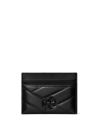 Tory Burch Kira Chevron Cardholder In Black