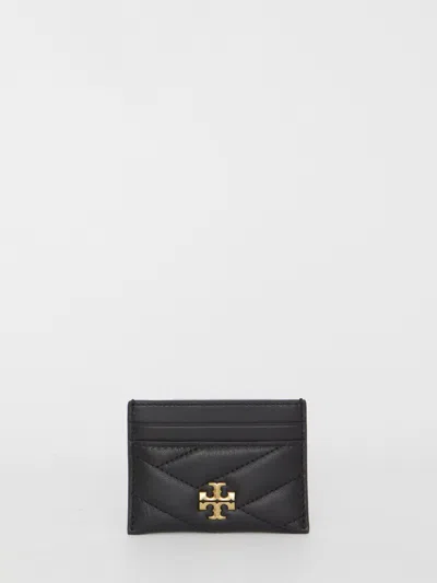 Tory Burch Kira Chevron Cardholder In Black