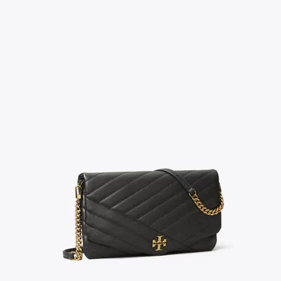 Tory Burch Kira Chevron Clutch In Black