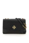 Tory Burch Kira Chevron Convertible Shoulder Bag In Black