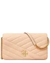 Tory Burch Kira Quilted Leather Wallet On A Chain