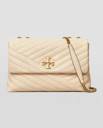 Tory Burch Kira Chevron-quilted Convertible Shoulder Bag In New Cream