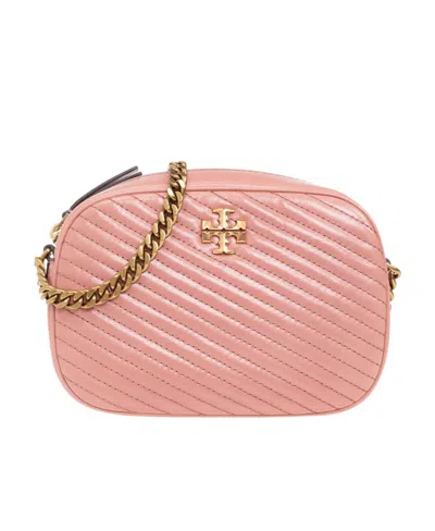 Tory Burch Kira Chevron-quilted Shoulder Bag In Pink