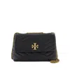 Tory Burch Kira Chevron Small Convertible Shoulder Bag In Black