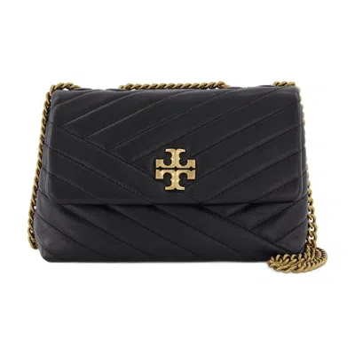 Tory Burch Kira Chevron Small Convertible Shoulder Bag In Black