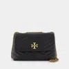 Tory Burch Kira Chevron Small Convertible Shoulder Bag In Black