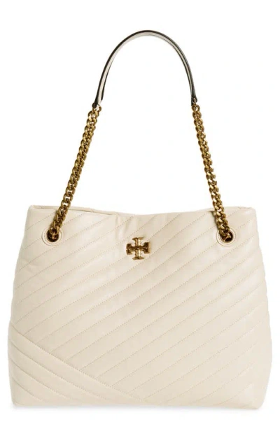 Tory Burch Kira Chevron Tote In Brown