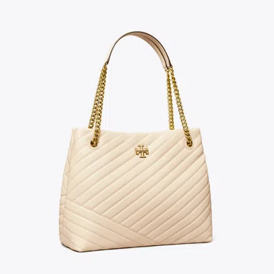 Tory Burch Kira Chevron Tote In New Cream