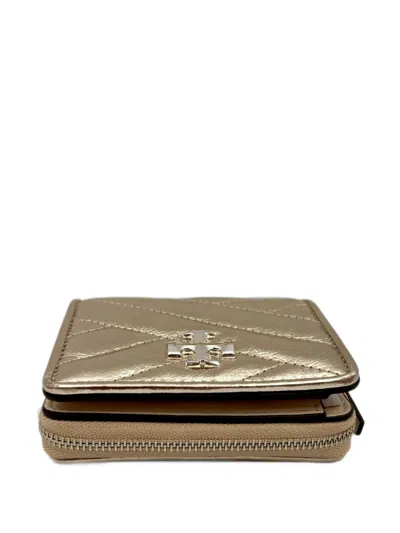 Tory Burch Kira Chevron Wallet In Purple