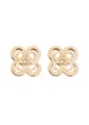 Tory Burch Kira Clover 18kt Gold-plated Stud Earrings In Gold