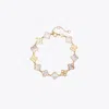 Tory Burch Kira Clover Bracelet In Gold