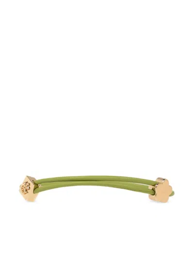 Tory Burch Kira Clover Bracelet In Green