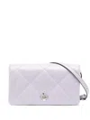 Tory Burch Kira Clover Chain Wallet In Purple