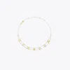 Tory Burch Kira Clover Choker Necklace In Gold