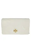 Tory Burch Kira Clover Diamond Wallet In White