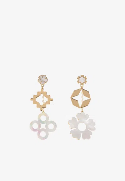 Tory Burch Kira Clover Drop Earrings In Gold