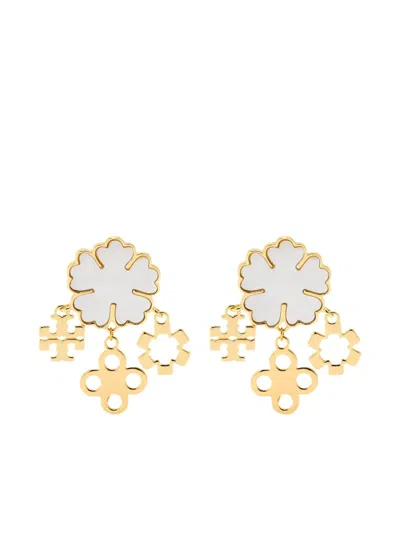 TORY BURCH KIRA CLOVER EARRINGS