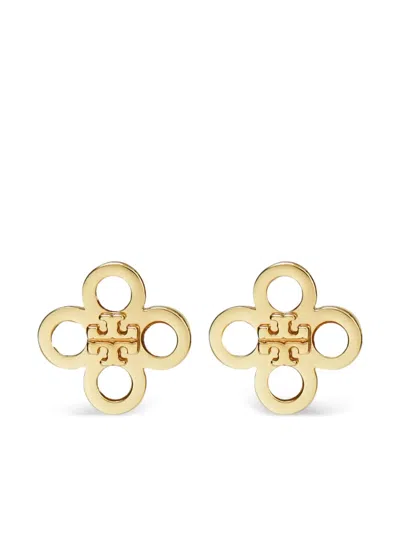 Tory Burch Kira Clover Earrings In Gold