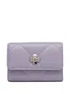 Tory Burch Kira Clover-quilted Wallet In Purple