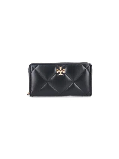 Tory Burch Kira Continental Zip Wallet In Black