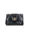 Tory Burch Kira Diamond Quilt Convertible Shoulder Bag In Black