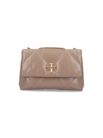 Tory Burch 'kira' Convertible Shoulder Bag In Taupe