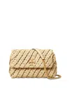 Tory Burch Kira Woven Raffia Convertible Shoulder Bag