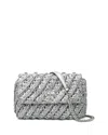 Tory Burch Kira Metallic Chevron Convertible Shoulder Bag