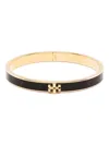 Tory Burch Kira Cuff Bracelet In Black