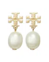 Tory Burch Kira Pearl Drop Earring In Gold