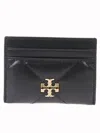 Tory Burch Kira Diamond Card Case In Black