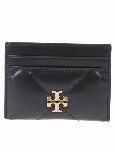 Tory Burch Kira Diamond Card Case In Black