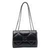 Tory Burch Black Kira Diamond Shoulder Bag In Black