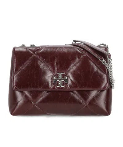 Tory Burch Kira Diamond Convertible Shoulder Bag In Burgundy