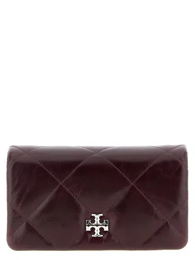 Tory Burch Kira Diamond Crossbody Bag In Burgundy