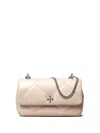 Tory Burch Kira Mini Diamond Quilted Leather Crossbody Bag In Pink