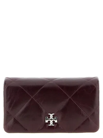 TORY BURCH KIRA DIAMOND CROSSBODY BAGS BORDEAUX