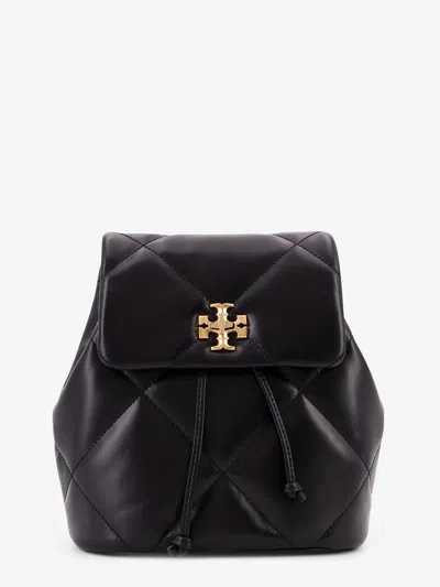 Tory Burch Kira Diamond Leather Backpack In Black