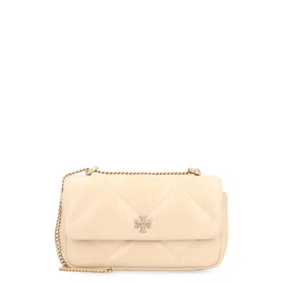 Tory Burch Kira Diamond Leather Mini Crossbody Bag In Green