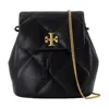 Tory Burch Kira Diamond Mini Backpack In Black
