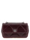 Tory Burch Kira Diamond Convertible Shoulder Bag In Burgundy