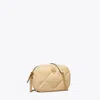 Tory Burch Kira Diamond Quilt Camera Bag In Gold