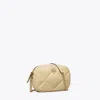 Tory Burch Kira Diamond Quilt Camera Bag In White
